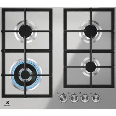 Electrolux Gas Hob 60 Stainless Steel için görüntü