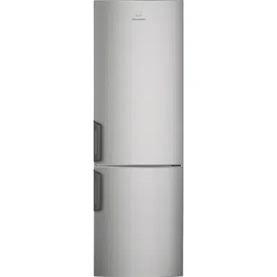 Image pour Electrolux FS Fridge Freezer Bottom Freezer Grey+Stainless Steel Door with Antifingerprint 558 1687
