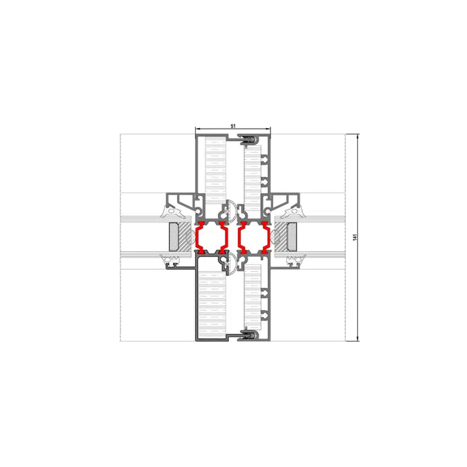 ASAŞ Curtain Wall REWW141