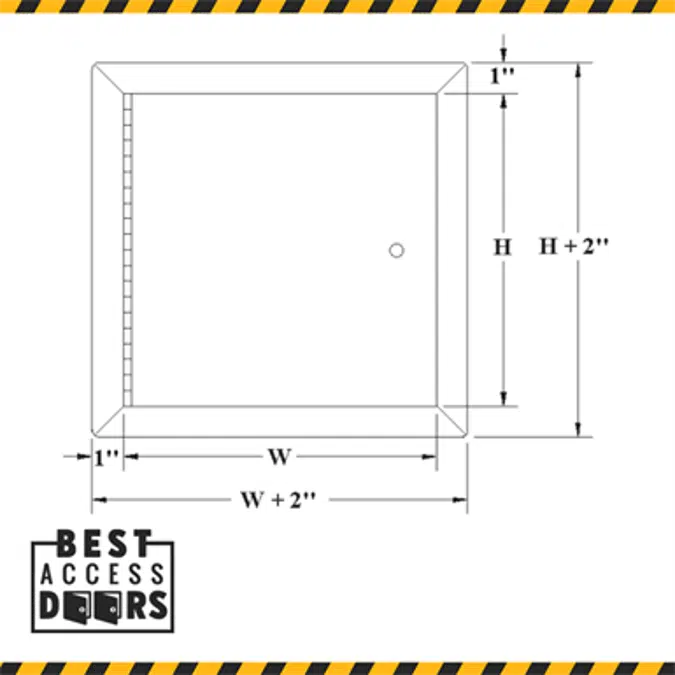 Stainless Steel Universal Access Panel (BA-UAP-SS)