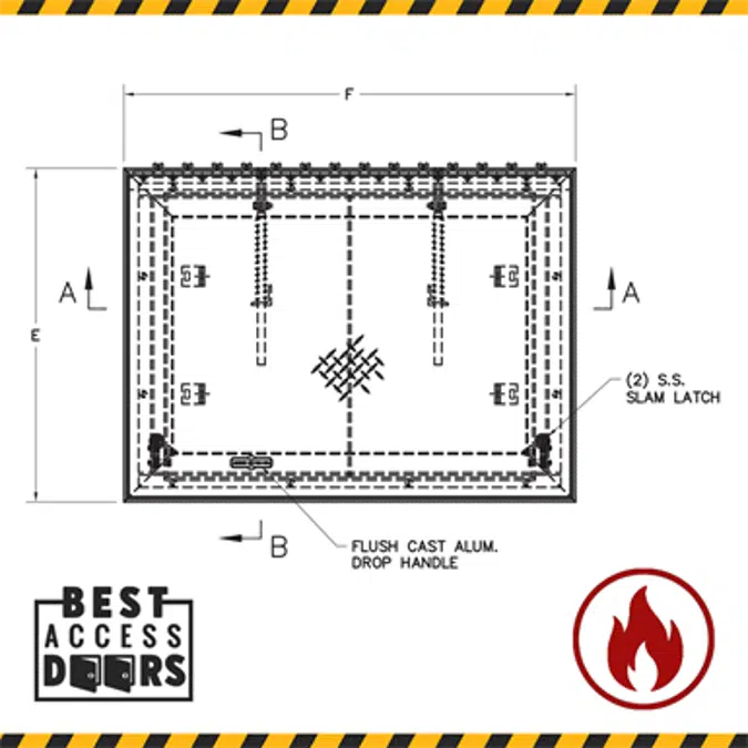 Fire-Rated Floor Hatch (BA-FRFD)