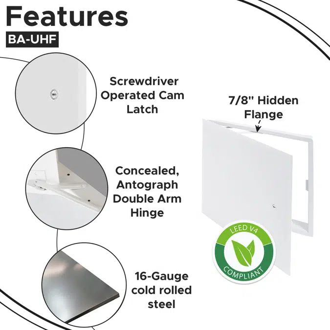 Aesthetic Access Panel with Hidden Flange (BA-UHF)