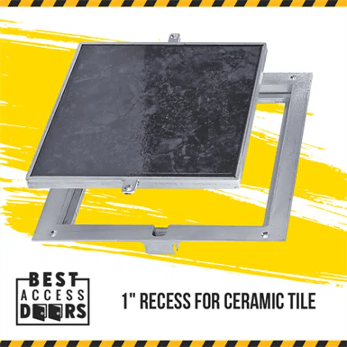 Removable Floor Hatch Recessed for Ceramic Tile (BA-RRFD-T1)