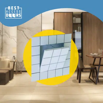 画像 INVISA HATCH™ Drywall Inlay Access Panel for Tiling (BA-IVT)