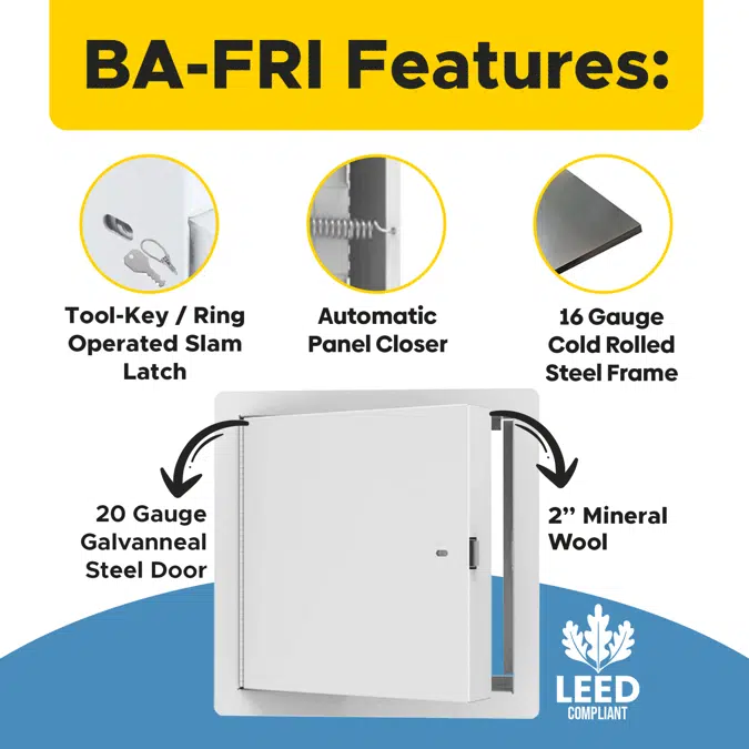 Fire-Rated Insulated Access Door (BA-FRI)