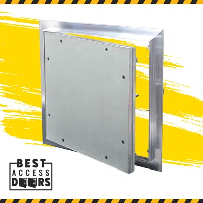 Imagem para Recessed 1/2" Aluminum Access Door with Hidden Flange (BA-ALR-12) }