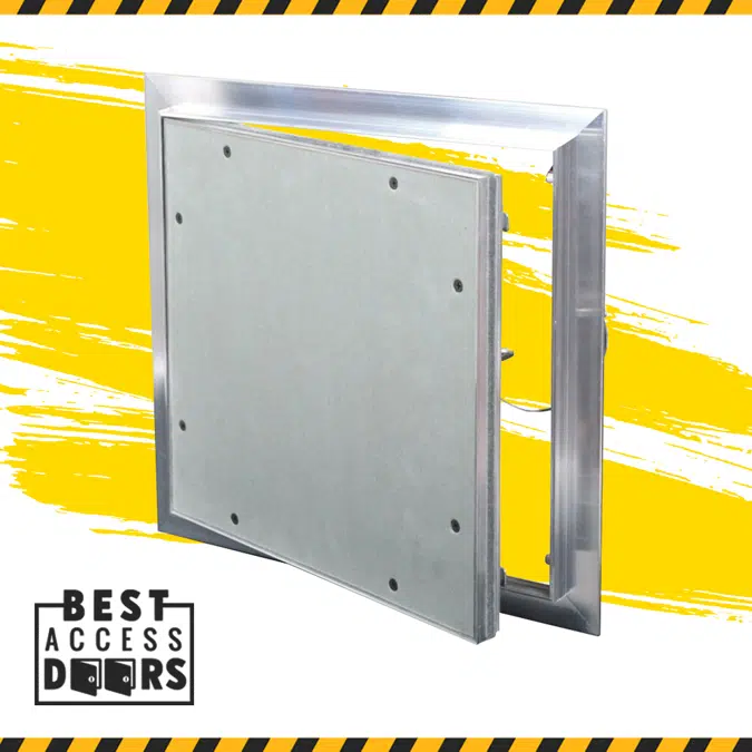 Recessed 1/2" Aluminum Access Door with Hidden Flange (BA-ALR-12) 