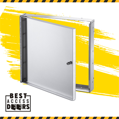 Image pour Recessed Access Door in Stainless Steel Drywall