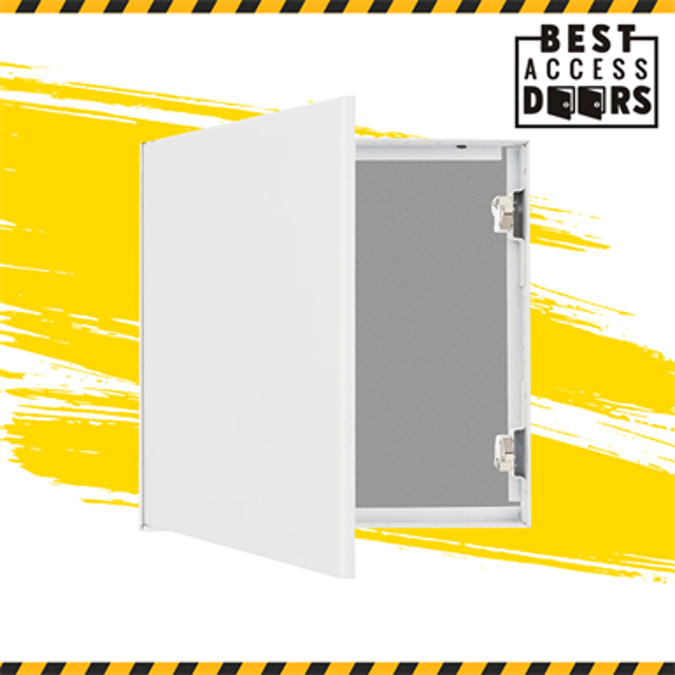 BIM objects Free download! Concealed Touch Latch Access Door with Mud