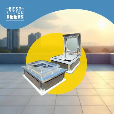 Image for Domed Galvanized Steel Roof Hatch (BA-GRH-DO)