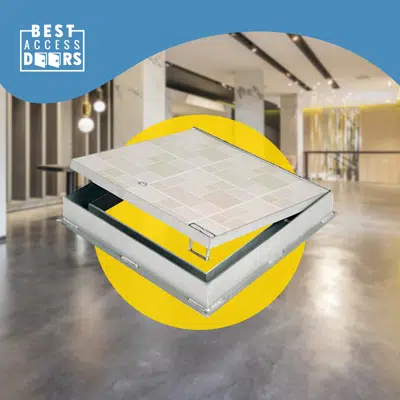 Imagem para Hinged Floor Hatch Recessed for Concrete (BA-HFRC-1)}