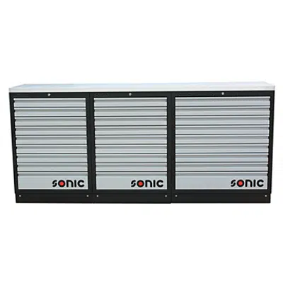 изображение для SONIC MSS26"/34" low setup with 27 drawers with ss top