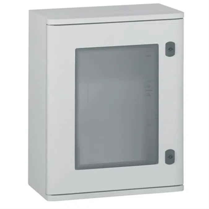 Marina enclosures - polyester with glass door - IP 66 - IK 10 - 400x300x206 mm