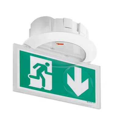 Image for URA PRACTICE self-contained emergency lighting autotest-addressable spotlight for ceilling