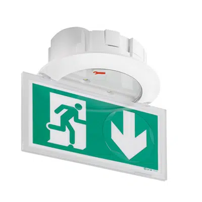 imagem para URA PRACTICE self-contained emergency lighting autotest-addressable spotlight for ceilling