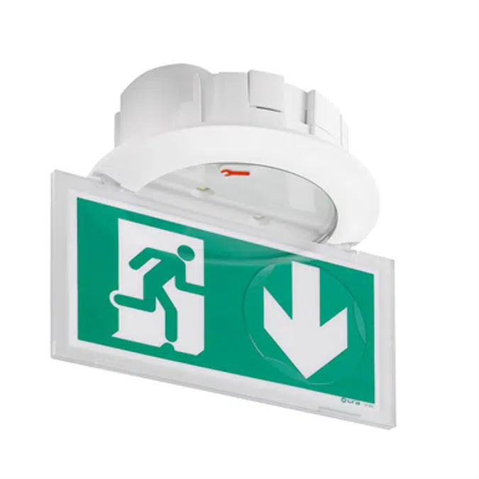 URA PRACTICE self-contained emergency lighting autotest-addressable spotlight for ceilling