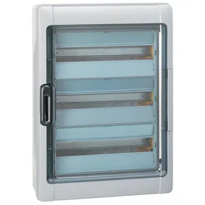 Cabinets PLEXO³ - IP 65 - IK 09 - 18 modules - 1 to 4 rows图像