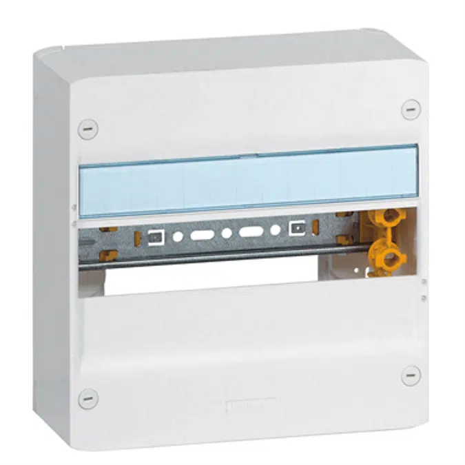 Drivia insulating enclosures for the realization of residential electrical panels from 1 to 4 rows of 13 modules