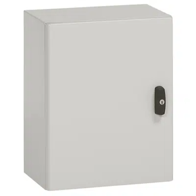 Image for Atlantic IP66 waterproof enclosures - IK10 - RAL 7035 vertical version 300x200x160 mm to 1400x800x400mm