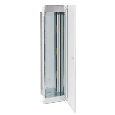 Tub and metal frame 1 bay Drivia for recessed installation of enclosures from 2 to 4 rows of 13 modules, the control panel and the communication box图像