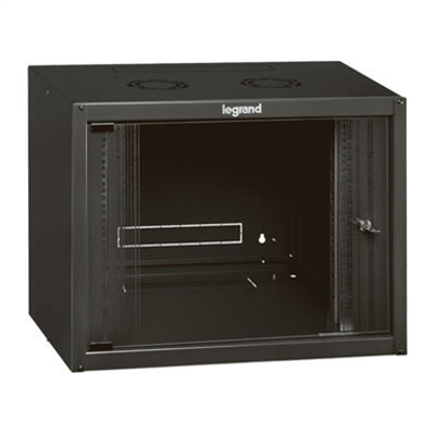 Image for Fix wallmount cabinets Legrand Linkeo with fix side panels - width 600mm - from 358x450mm to 1025x600mm