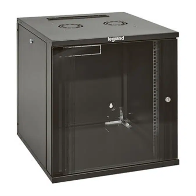 Fix wallmount cabinets Legrand Linkeo with removable side panels - width 600mm - from 358x450mm to 1025x600mm