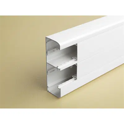 Image for Snap-on trunking - 2 compartment - 50 x 145 - with cover 45 mm - 2 m - white