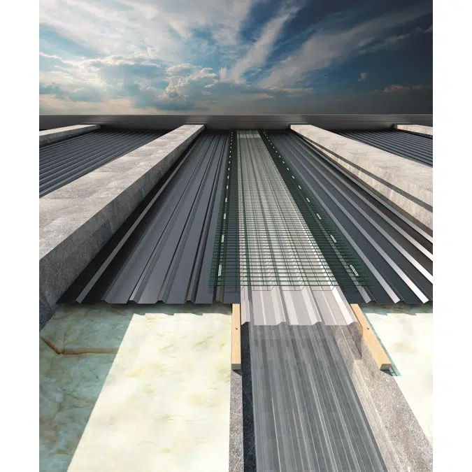 COPERPLAX - PERMANENT FALL PROTECTION SYSTEM FOR INDUSTRIAL ROOFING