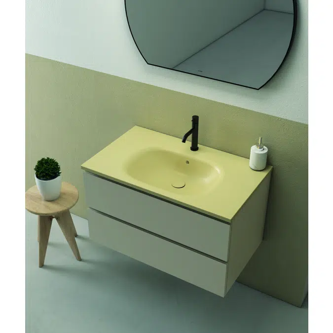 Boulevard wall-hung basin BL086