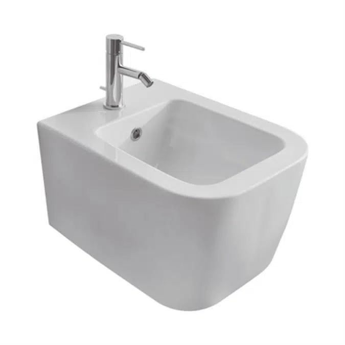 Stone wall-hung bidet SSS11