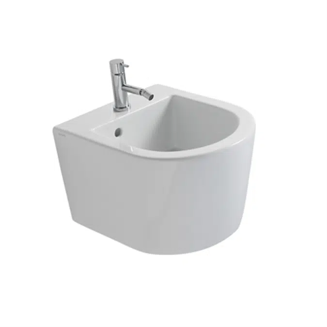 Forty3 wall-hung bidet FOS12