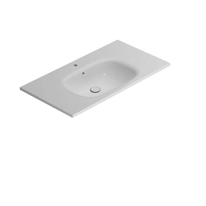 Boulevard wall-hung basin BL096