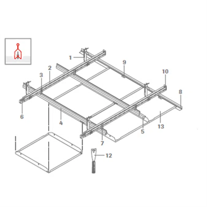 S 32 Clip-in Concealed, retractable