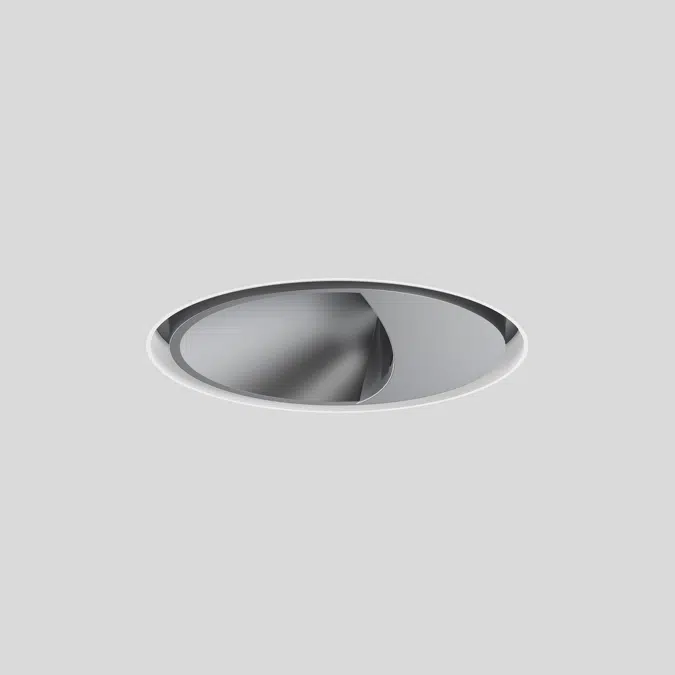 SASSO 60 round wallwasher trimless exposed concrete
