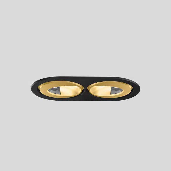 SASSO 60 round wallwasher/floor trim 2 lamps
