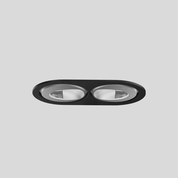 SASSO 60 round wallwasher floor trim 2 lamps