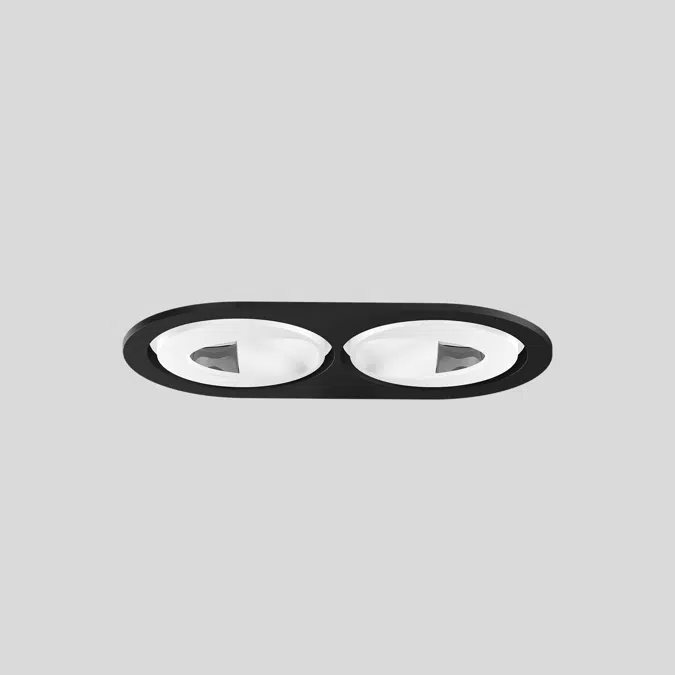 SASSO 60 round wallwasher/floor trim 2 lamps