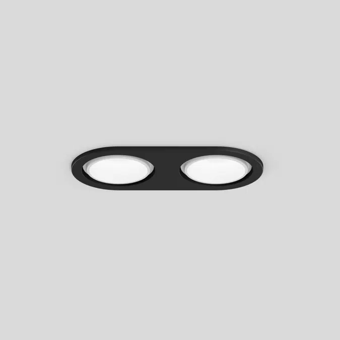 SASSO 40 round adjustable trim 2 lamps