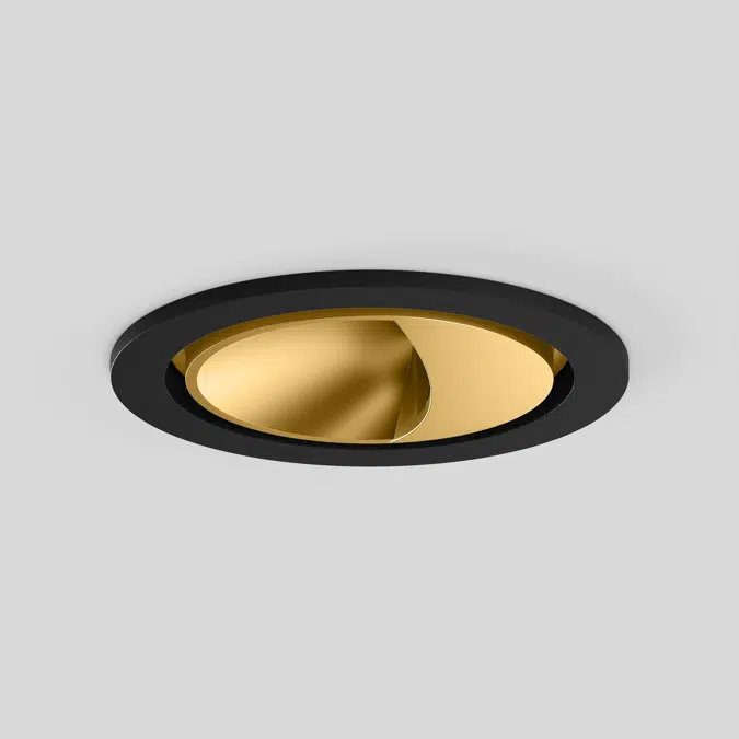 SASSO 60 round wallwasher trim soft acoustic ceiling