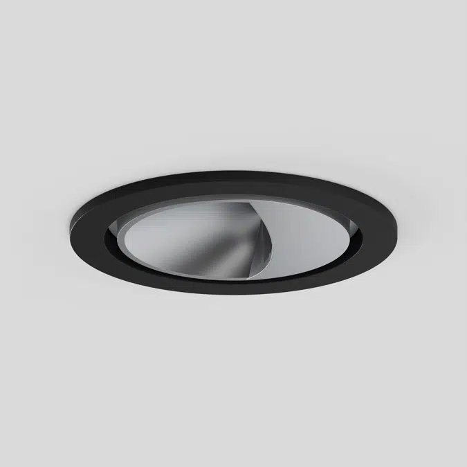 SASSO 60 round wallwasher trim soft acoustic ceiling
