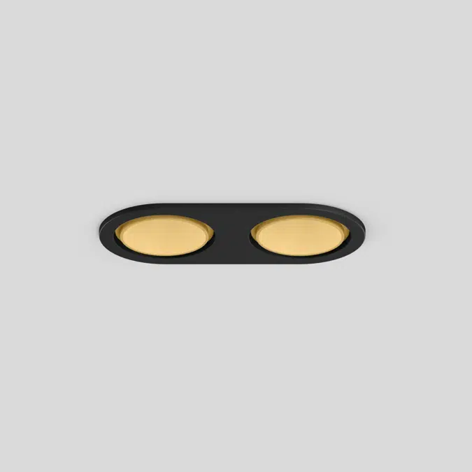 SASSO 40 round downlight trim 2 lamps