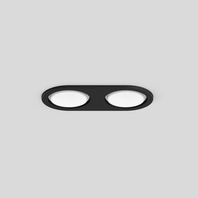 SASSO 40 round downlight trim 2 lamps