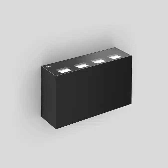 UNICO wall surface 4 lamps