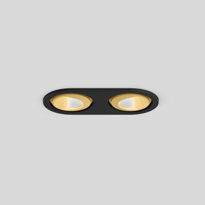 SASSO 40 round wallwasher floor trim 2 lamps
