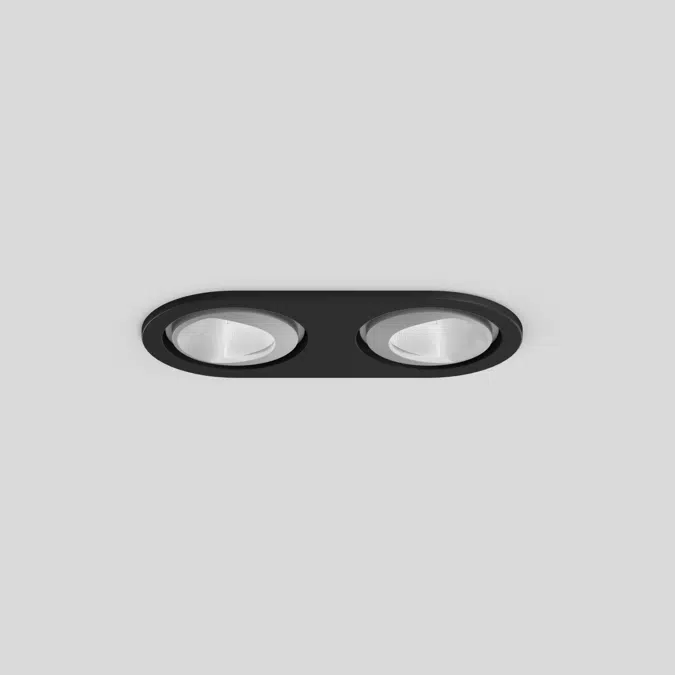 SASSO 40 round wallwasher floor trim 2 lamps