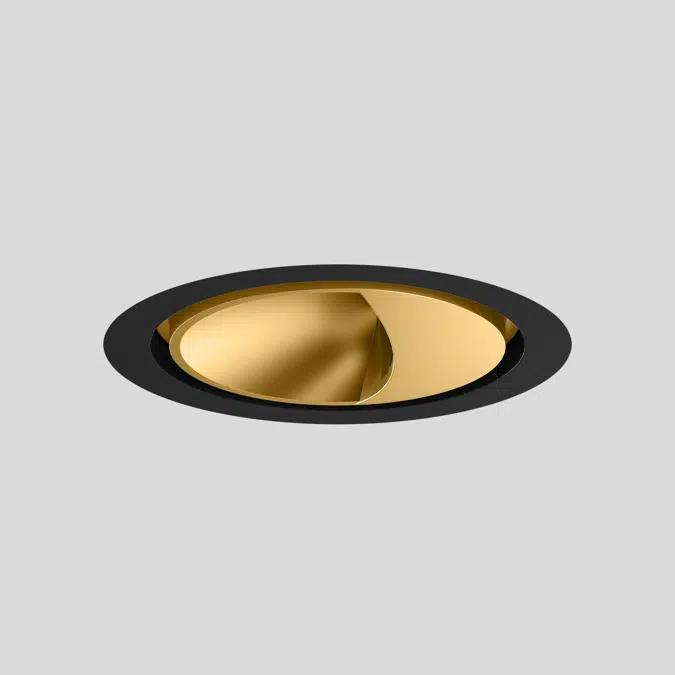 SASSO 40 round wallwasher trim soft acoustic ceiling