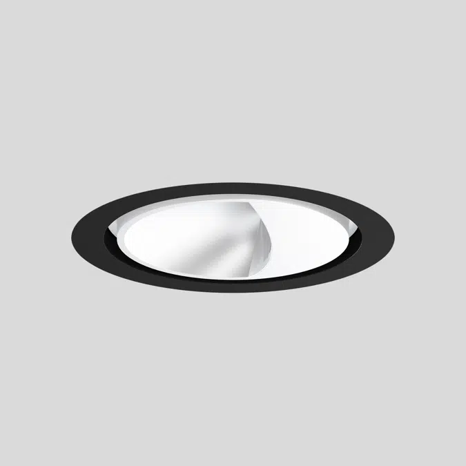 SASSO 40 round wallwasher trim soft acoustic ceiling