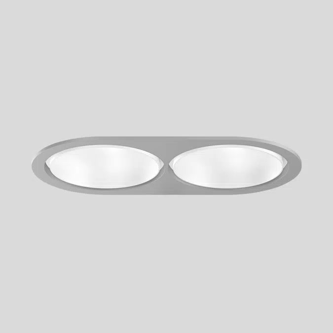 SASSO 100 round downlight trim 2 lamps