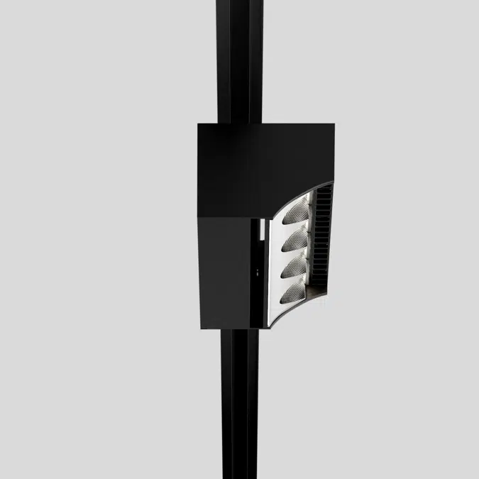 SQUADRO 1 × 4 lamps wallwasher stucchi