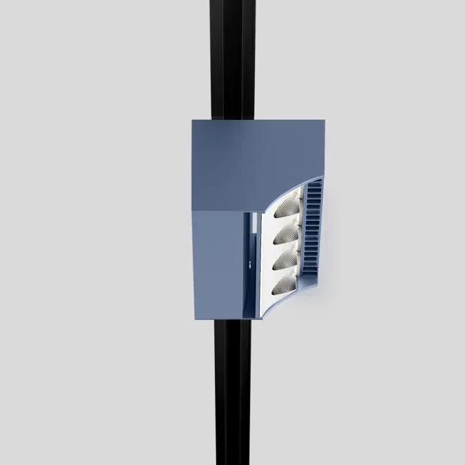SQUADRO 1 × 4 lamps wallwasher stucchi